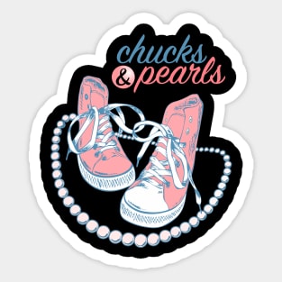 Chucks & Pearls 2021 Sticker